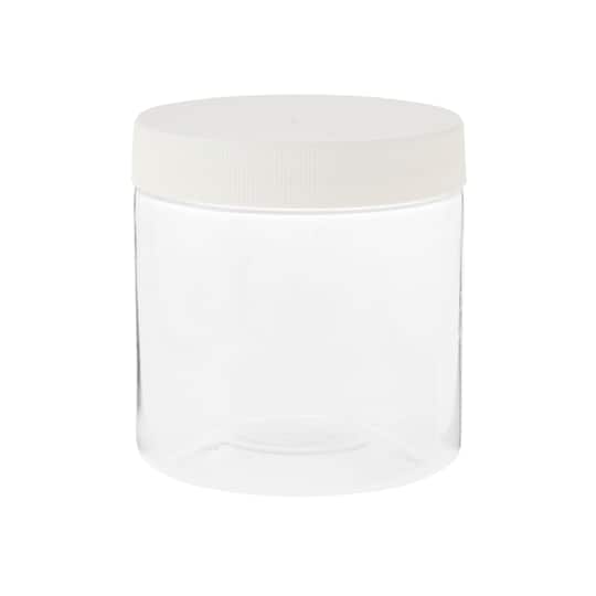 36 Pack: Plastic Storage Jar by Simply Tidy™, 8oz.